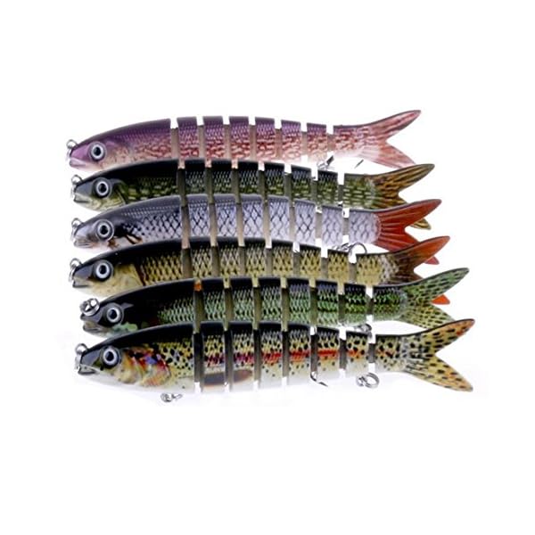 Isafish-Swimbaits-For-Bass-Crankbait-Bionic-Multi-Jointed-8-Segment-Pike-Fishing-Lures-Minnow-Hard-Bait-535-Inch-066-Ounce