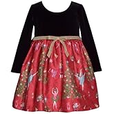 Bonnie Jean Nutcracker Dress - Holiday Christmas Dress for Toddler and Little Girls 2T-6X