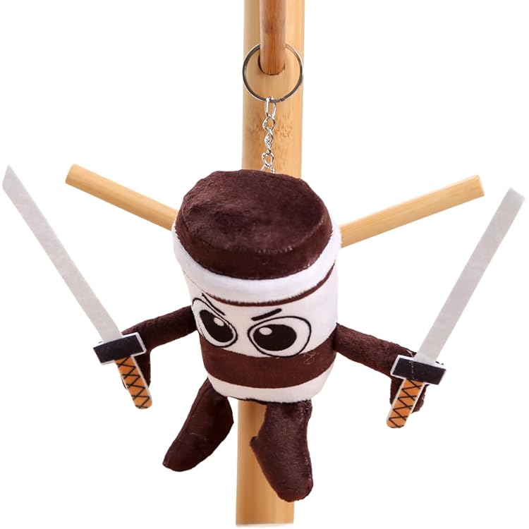 Tisiwon Tralalero-Tralala Shark Keychain Cute Decorative Plush Toy