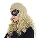 Women's New V2.2 Black Canary Mask Laurel Sara Cosplay Black Eye Patch 2016