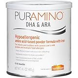 PurAmino DHA/ARA Hypo-Allergenic Powder Formula, Ages 0-24 Months,14.1oz. Per Can