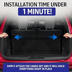 Envelope Style Trunk Mesh Cargo Net for Ford