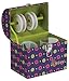 Creative Options 700-713 Hybrid Portable Crafters Treasure Trunk, Purple/Magenta/Green