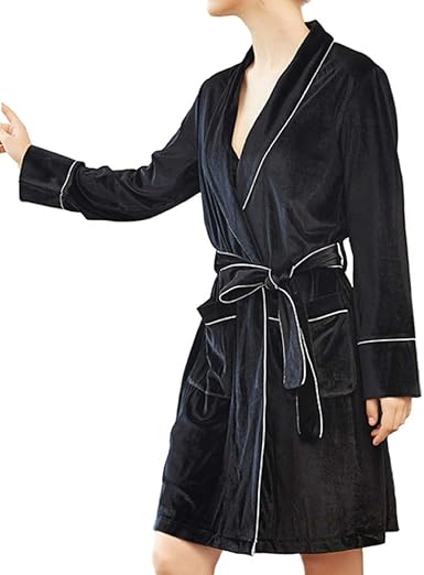velvet dressing gown