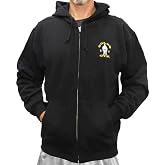 Gold's Gym Zip Hoodie - Official Licensed (L, Black)