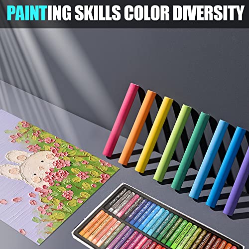 Oil Pastels, Oil Pastels 50 Color Oil Pastels For Kids Chalk Pastels Pastel Professional Painting Crayon Doodle Art For Artists, Kids, Students, Beginners Kids Art Supplies Oil Pastels