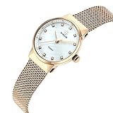 2017new Brand women watches dress ladies quartz wristwatch women stainless straps rose golden crystal WR0016