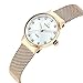 2017new Brand women watches dress ladies quartz wristwatch women stainless straps rose golden crystal WR0016