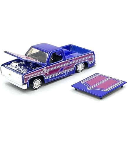 Amazon.com: 1947 Super Deluxe Lowrider Red and Silver Metallic