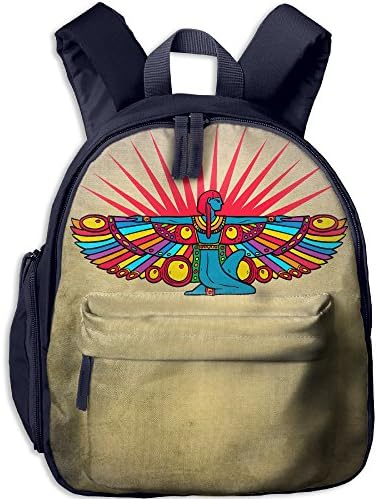 Personalized Kids School Backpack For Book Egypt Cleopatra Dancing Rainbow Wings Child Class Gift Cute JOYLIAN