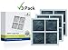 Filter Deity LT120F Air Filter, Compatible OEM Fridge Filters Replacement for ADQ73214402, ADQ73214404, LT120F, and Various Top Refrigerator Models and Units - Pack of 3