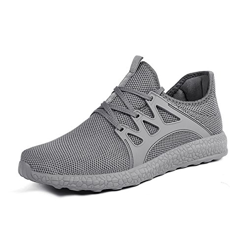 Feetmat Womens Sneakers Ultra Lightweight Breathable Mesh Athletic Walking Running Shoes Grey 13