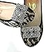 Lychee Carved Hollow Shoe Clip Buckle High-heel Decor Removable Wedding Gift 1 Pc