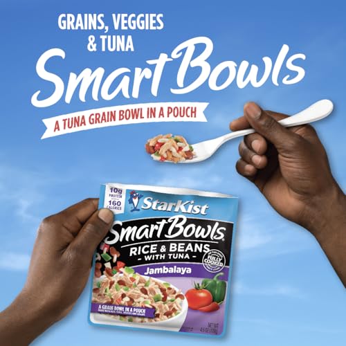 STARKIST SMART BOWLS TUNA, RICE AND BEANS, JAMBALAYA, 4.5 OZ POUCH