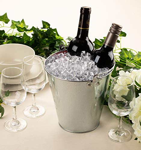 2 Round+Galvanized+Buckets+Centerpiece+100+Ounce
