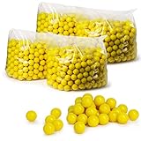 Veska V8050 High Grade Paintballs, .68 Caliber, Yellow (2000 ct)