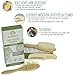 earthMonkeys Baby Toddler Hair Brush and Comb Set | 3-Piece Wooden Set Includes Natural Soft Goat Hair Brush for Cradle Cap | Great Gift for Registry Shower
