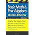 CliffsNotes Basic Math & Pre-Algebra Quick Review, 2nd Edition (Cliffs Quick Review (Paperback))
