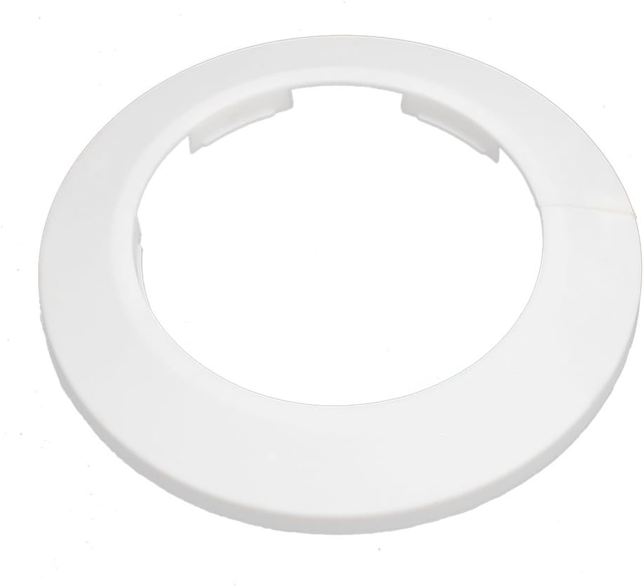 Double 16mm PVC White Radiator Plastic Water Pipe Cover Collar Double 16mm PVC White Radiator Plastic Water Pipe Cover Collar