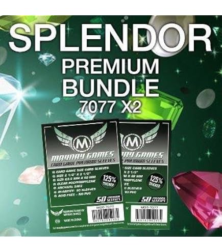 Amazon.com: Gamegenic Splendor Premium Art Sleeves – Official Matte Card  Protectors for Splendor Base Game & Expansion, 120-Count Set, Exclusive  Noble Tile & Unique Artwork : Toys & Games