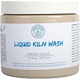 Penguin Pottery - 16 oz Liquid Kiln Wash - Ready to Use - No Need to Mix - Prevent Glaze from Sticking to Kiln Shelves (1 Pint | 16 fl.oz | 473 ml)