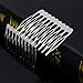 WSSROGY 20 Pieces Alloy Blank Hair Clips Combs Pins Metal Hair Combs Clips Barrettes DIY Wedding Bridal Hair Bows Findings,Silver
