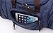 Canvas Duffel Bag, Aidonger Vintage Canvas Weekender Bag Travel Bag Sports Duffel with Shoulder Strap (Dark Blue)