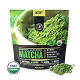 Matcha Green Tea Powder, Organic - Authentic Japanese Origin, Superior Quality, Classic Culinary Grade (Smoothies, Lattes, Baking, Recipes) - Antioxidants, Energy - Jade Leaf Brand [30g Starter Size] (Grocery)