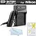 Nikon EN-EL12 Battery Charger Kit For Nikon Coolpix S9900, A900, W300, S800c, S9300, S6300, S8200, AW110, S1200pj, P330, S9200 S9500,S9700, AW120, AW130, Nikon KeyMission 360, KeyMission 170 Camera