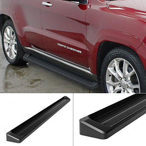 iBoard (Black Powder Coated Running Board Style) Running Boards Nerf Bars Side Steps Step