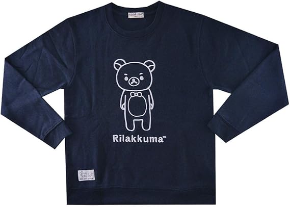 Amazon リラックマ 裏起毛 トレーナー メンズ Rk1384 133b Dnb S トレーナー パーカー 通販