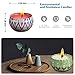 AMASKY Scented Candle, Aromatherapy Candle Rustic Home Decor for Stress Relief,Weddings,Christmas Gift, Made of Natural Soy Wax,Fresh & Elegant Blend Fragrances in Stages (2.2 oz)