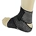 BXT A Pair (2 Pieces) Elastic Breathable Wrap Ankle Support Brace Compression Knee Elbow Wrist Ankle Hand Support Wrap Sports Bandage Strap with Hook & Loop Fastener Straps