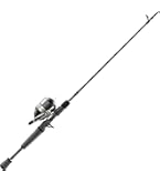Zebco Bullet MG Spincast Reel and Fishing Rod Combo, 6-Foot 6-Inch 2-Piece IM8 Graphite Rod with MaxTac Grip Rod Handle, Fastest Spincast Reel Ever in an Ultra-Lightweight Magnesium Body, Dark