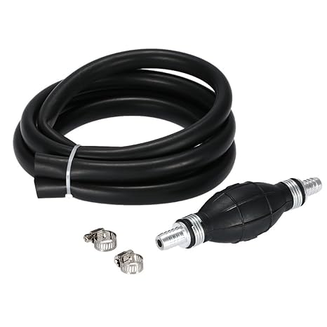 KKmoon Universal 8 mm Schlauch Kraftstoffpumpe Line Assembly außenliegende Primer Bulb für Auto Marine Boot