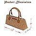 Primeware Wine Clutch Bag (Thermal Insulated) Trendy Women’s Carry Tote | Holds Red & White 750mL Bottles | Trendy Fashion | Incl. Portable Waiter-Style Corkscrew