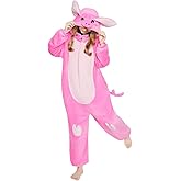 OLAOLA Adult Onesie, Unisex Animal Cosplay Costume, Flannel Pajamas One Piece Halloween Sleepwear
