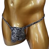 Mens String Thongs Bulge Pouch Tangas T-back Underwear Paisley