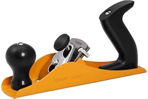 Hoteche No.4 Wood Plane - Adjustable Smoothing Bench Hand Planer for Woodworking and Trimming - 9.5-Inch Jointer Plane with 2-Inch Blade