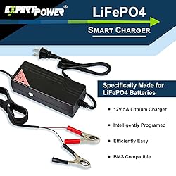 ExpertPower 12V 5A Smart Charger for Lithium