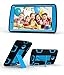 LG G Pad F 8.0/G Pad II 8.0 Case, [Kickstand] 3 in 1 Hybrid Shockproof Impact Resistant Armor Defender Protection Cover for LG G PAD F 8.0 [ V495 / V496 / UK495] & G Pad 2 8.0[V498] (black+blue)