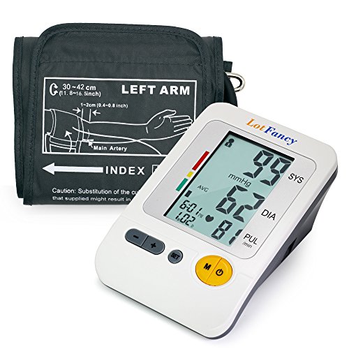 LotFancy Blood Pressure Monitor, Upper Arm Large Cuff (11.8-16.5), 4-User Mode Digital Sphygmomanometer (FDA Approved) LotFancy Blood Pressure Monitor, Upper Arm Large Cuff (11.8-16.5"), 4-User Mode Digital Sphygmomanometer (FDA Approved)