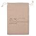 ZLYC Unisex Handmade Vegetable Tanned Leather Hard Eyeglass Case Sunglasses Holder (Brown, Slip-in slip-out closure)
