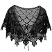 Kayamiya Women's Evening Shawl Beaded Sequin Deco Wedding Wraps