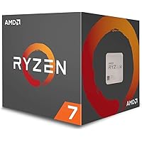 AMD YD1700BBAEBOX Ryzen 7 1700 Processor with Wraith Spire LED Cooler