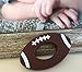 Football Baby Teething Toys with Pacifier Clip Teether, Baby Gift Set (Turquoise, Gray)