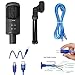 USB Microphone, TKGOU Computer Microphone With Monitor Function & Tripod Stand, Great for Recording and singing, Skype, YouTube, Google Voice Search, Games(Windows/Mac)-Nut-Pro