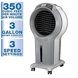 350 CFM 3 Speed Portable Evaporative Cooler for 175 sq. ft.