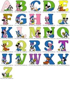 Amazon.com: Disney Baby Alphabet Machine Embroidery