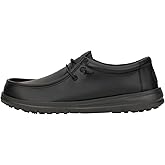 HEYDUDE Men’s Wally Work CE Slip-On Loafers | Lightweight CE-Certified Work Shoes | Water-Repellent & Slip-Resistant Outsole